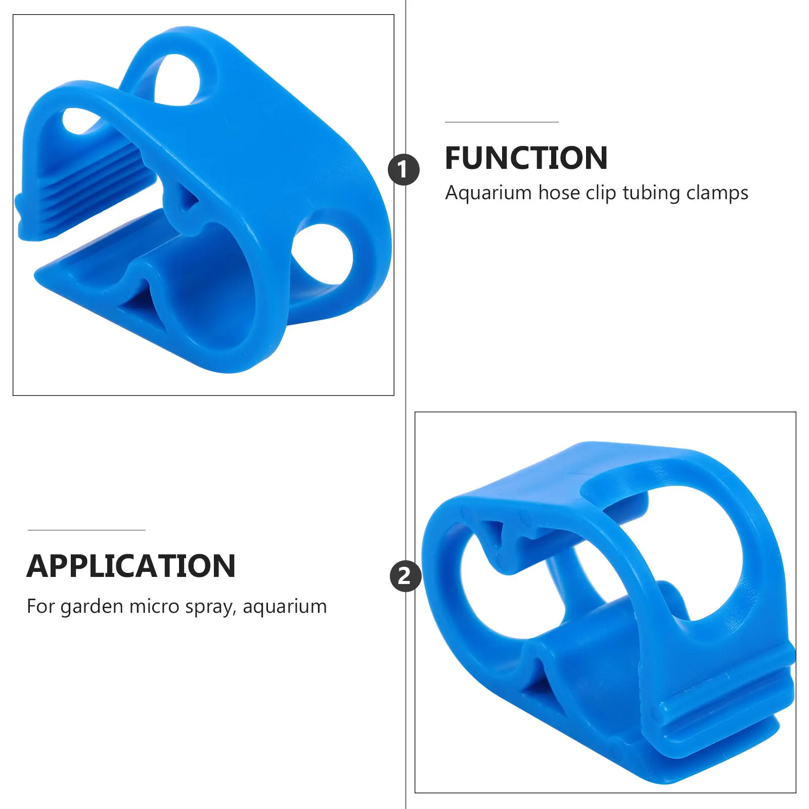 

24Pcs Adjustable Plastic Hose Clamps Shut Off Flow Control Tube Clips for Aquarium Infusion Bottle Tubing Clamp