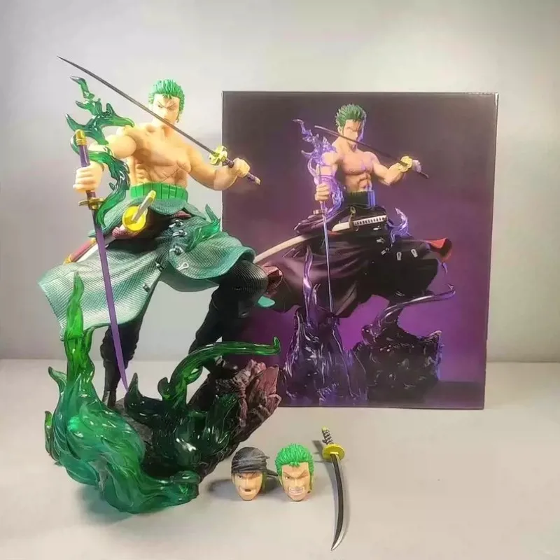 

One Piece Anime Figures Gk 31cm Zoro Roronoa Action Figurine Pvc Room Collection Model Toys Children Birthday Gift Statue Doll