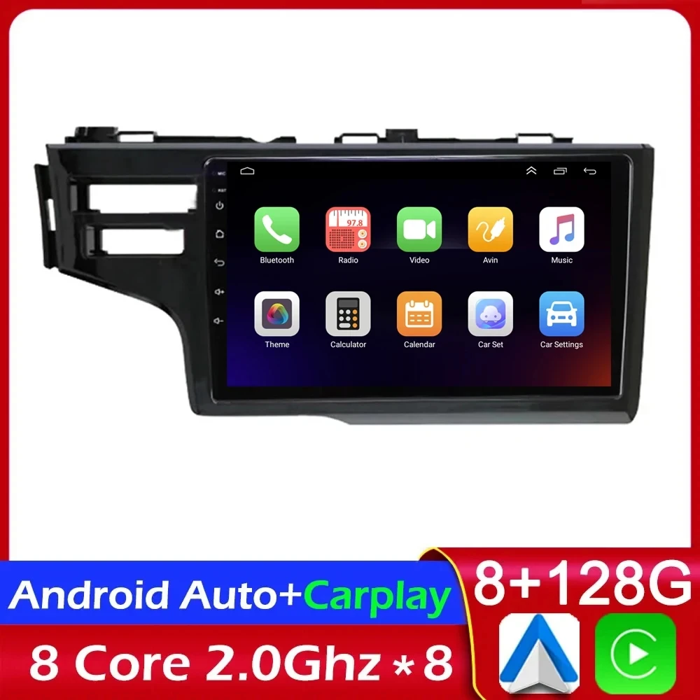 

Android 14 Car Radio For Honda Jazz 3 2015 - 2020 Fit 3 GP GK 2013-2020 Multimedia Player Navigation BT Carplay Auto GPS