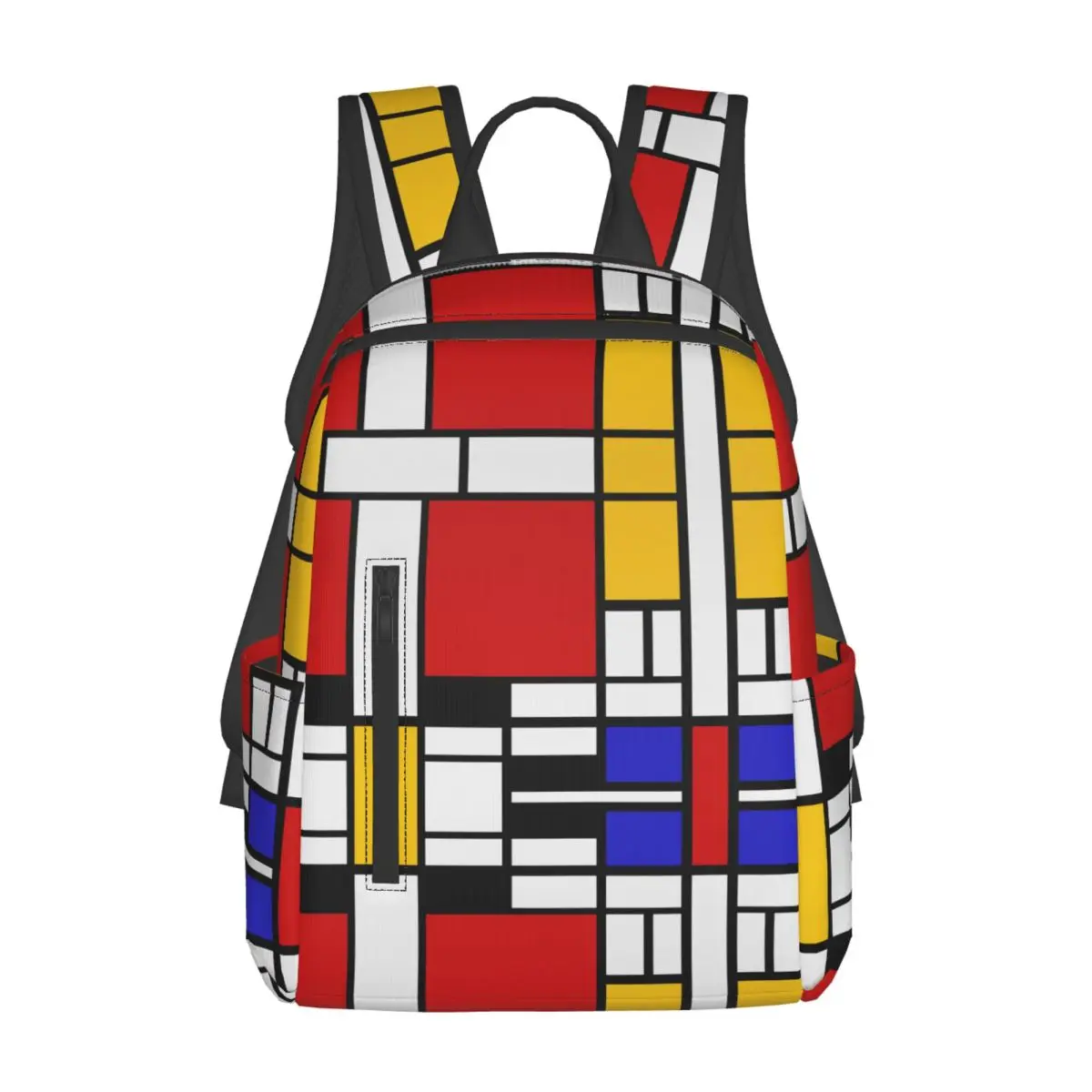 

Рюкзак Piet Mondrian De Stijl, рюкзак большой емкости, детская сумка для книг, школьная сумка, сумки на плечо для мужчин и женщин