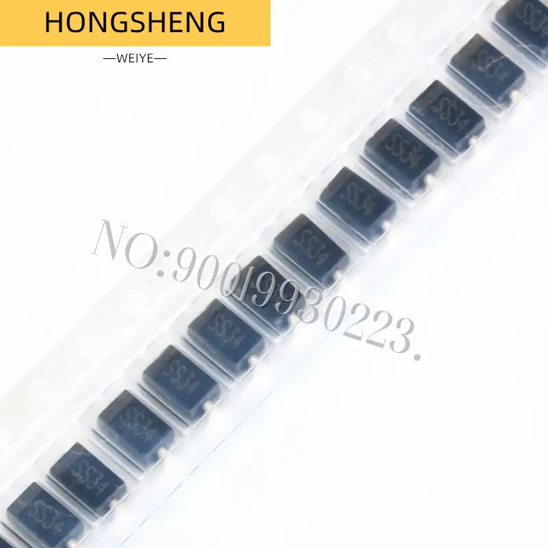 50pcs/lot 1N5822 SMA SS34 smd do-214ac IN5822 Schottky diode ss34