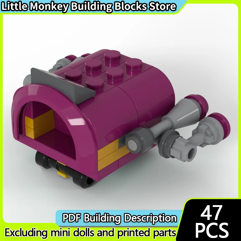 

Popular Animated Series Model MOC Building Bricks Cat Carrier Modular Technology Children Holiday Gifts Assemble Toys Suit