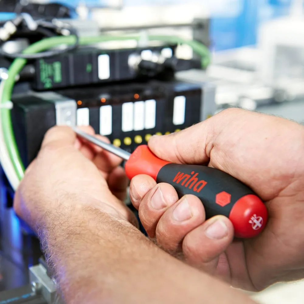 Juego de destornilladores con agarre de cojín de acabado suave de 10 piezas