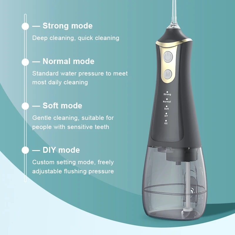 Oral Irrigator Protable Water Flosser Teeth Whitening Dental Jet Pick Mouth Washing Machine Pulse Dentistry Tools Cleaner USB