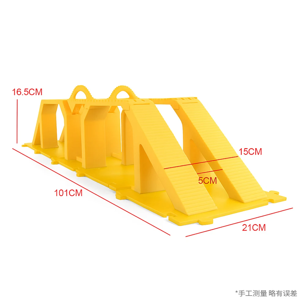 DARKSKY محاكاة جسر شبه منحرف تسلق عقبة جسر كومبو منحدر حاد ل 1/24/1/18 RC نموذج سيارة الزاحف الملحقات