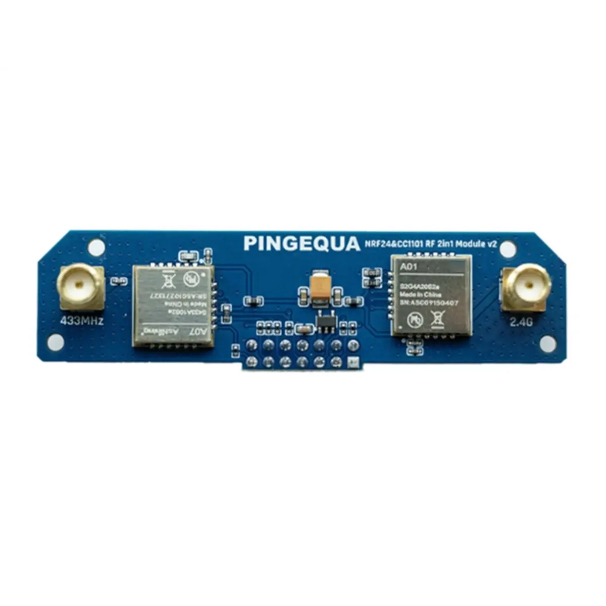 

A23G For Dual-Band RF Development Board for M5Stack Cardputer ADV,2.4G NRF24 + 433M CC1101 Module,Communication Module