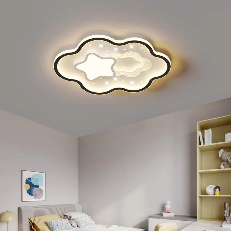 Lampu gantung LED kreatif, untuk kamar tidur ruang tamu ruang belajar dalam ruangan lampu langit-langit lampu rumah Modern AC 90-260V