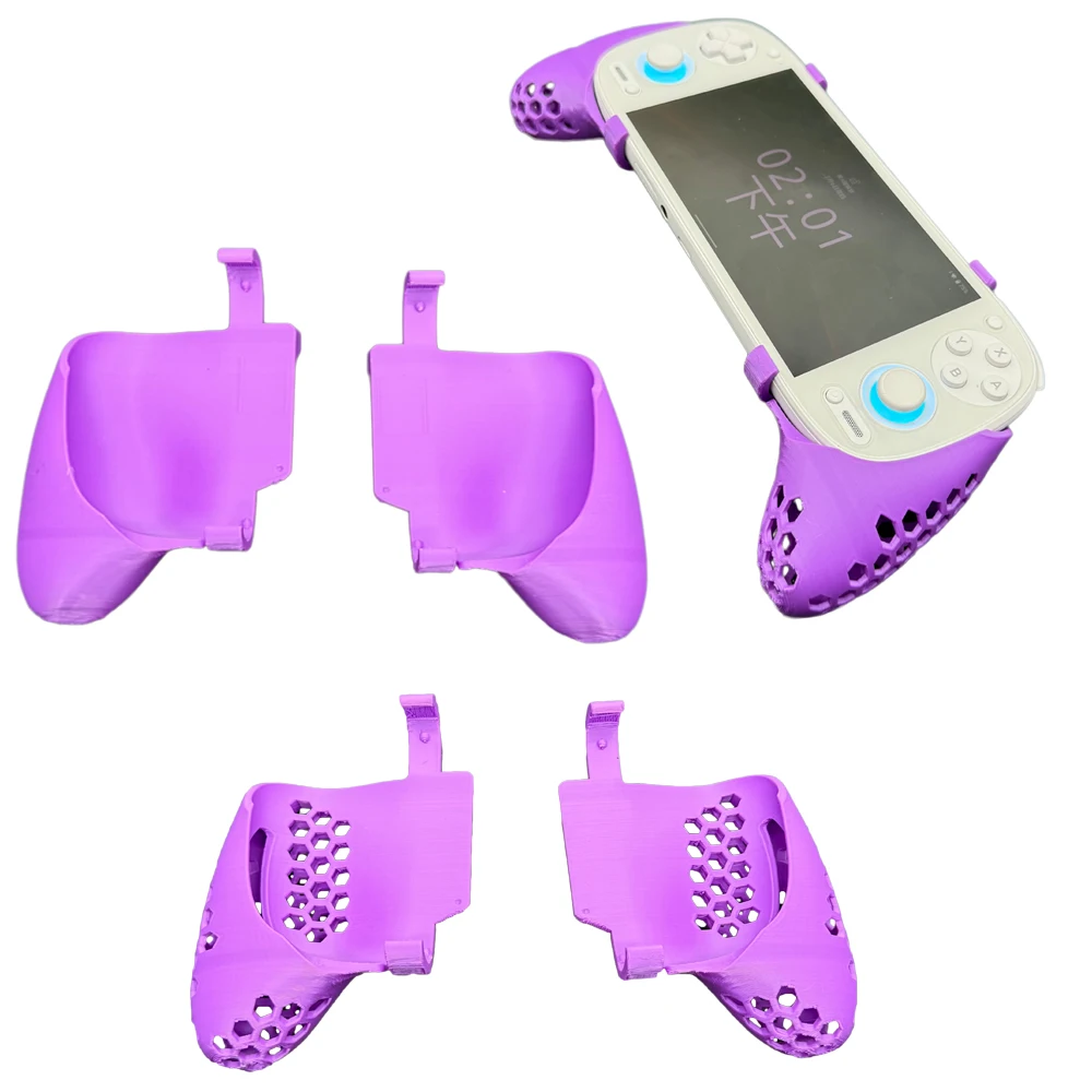 For Retroid Pocket 5 Grip DIY 3D Printed Grip Handle For Retroid Pocket 5 Game Console Holding Handle Ergonomic Design