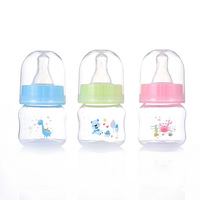 50ML Newborn Children Infant Baby Boy Girl Standard Mouth PP Feeding Bottle Drinking Water Breast-like Feeling - Random Pattern