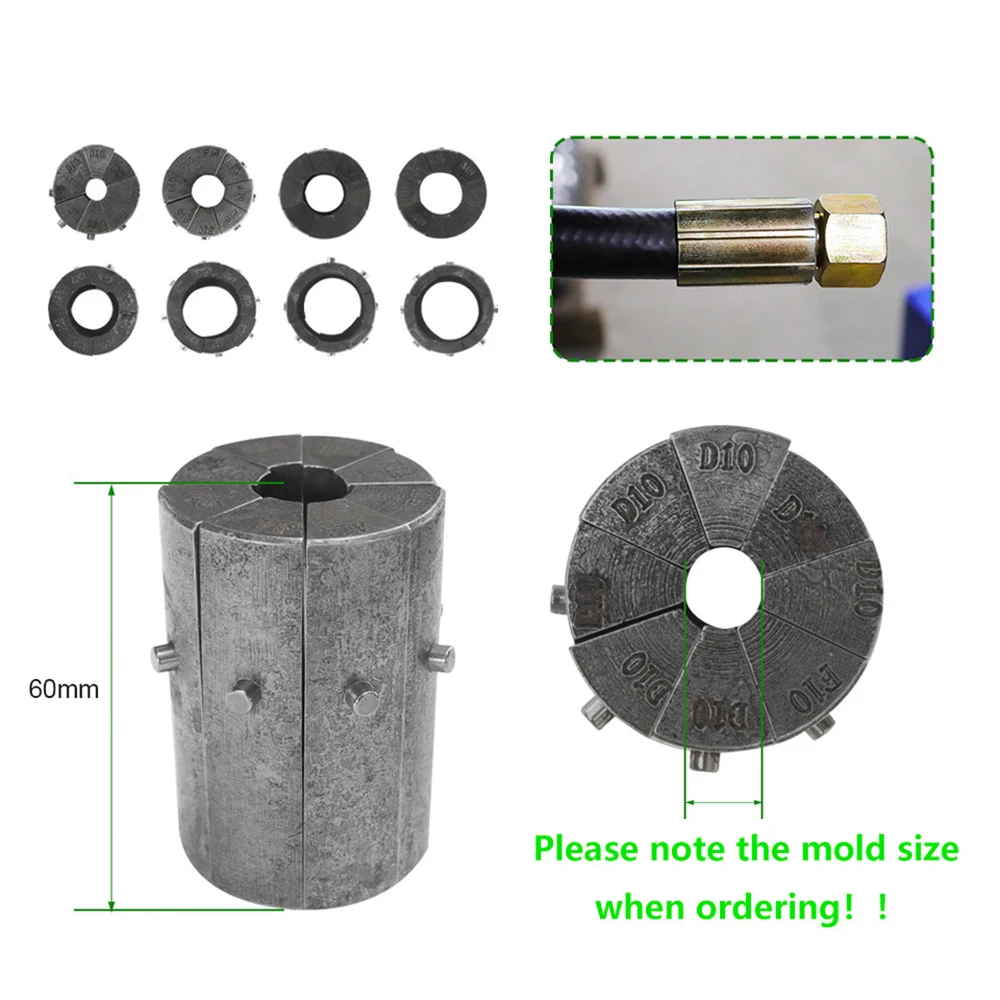 

Customizable size Machine Molds Magnetic Mould for Hydraulic Hose Crimping Crimper