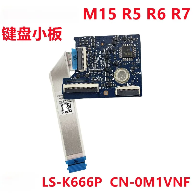 ... Keyboard board LS-K666P 0M1VNF for Alienware M15 R5 R6 R7...