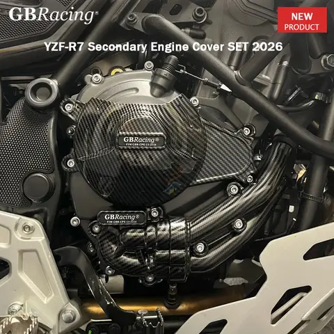 R7 2026 Motorcycles Accessories YZF-R7 Secondary Engine Cover Set 2026 V2 MT-07 Tracer + GT 2026 Alternator Clutch Pulse Cover