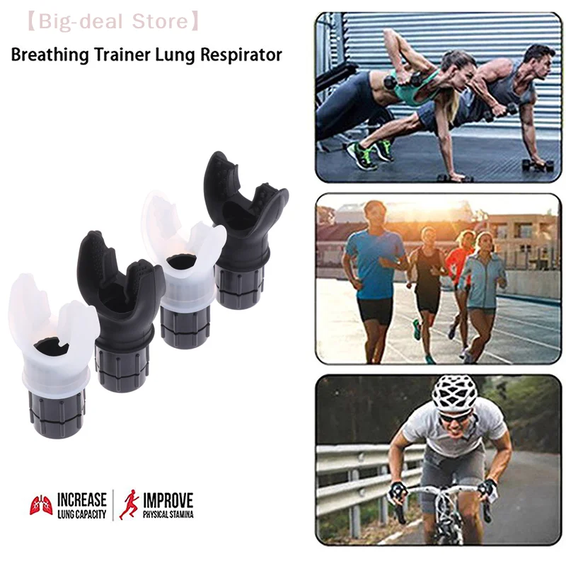 Breathing Trainer, Silicone Lung Respirator, High Altitude & Outdoor Training, Expiratory Exercise Tool