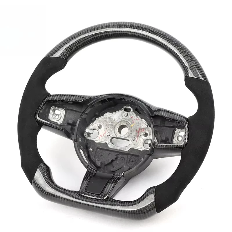 Car Steering Wheel Real Carbon Fiber for Steering Wheel Durable Support Customizable Color