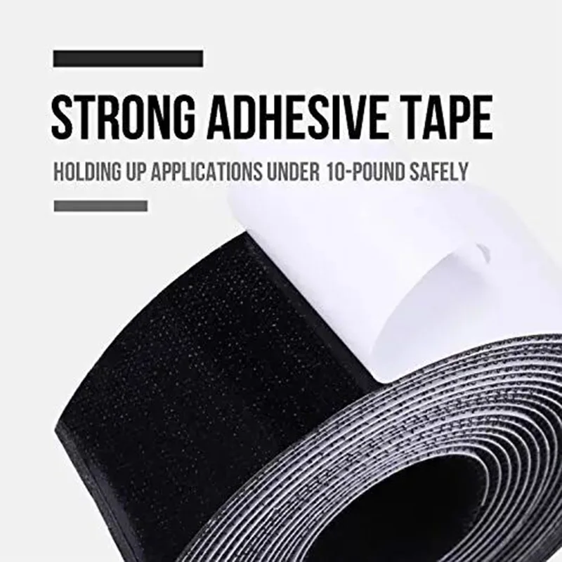 Magic Sticker Tape Scratch Tapes Self Adhesive Extra Strong Double Sided Adhesive with Sticker Powerful Hook and Loop Fastener