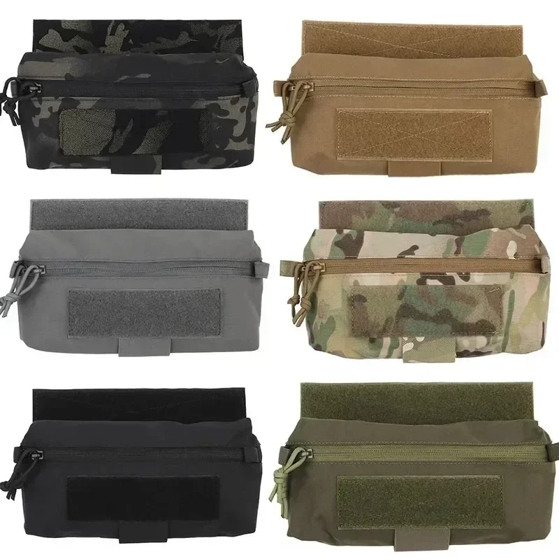 Tactical Vest Dangler Drop Pouch Mini Abdominal Dump Drop Pouch Fanny Pack for JPC CPC LBT D3CR MK3 MK4 Plate Carrier Storage