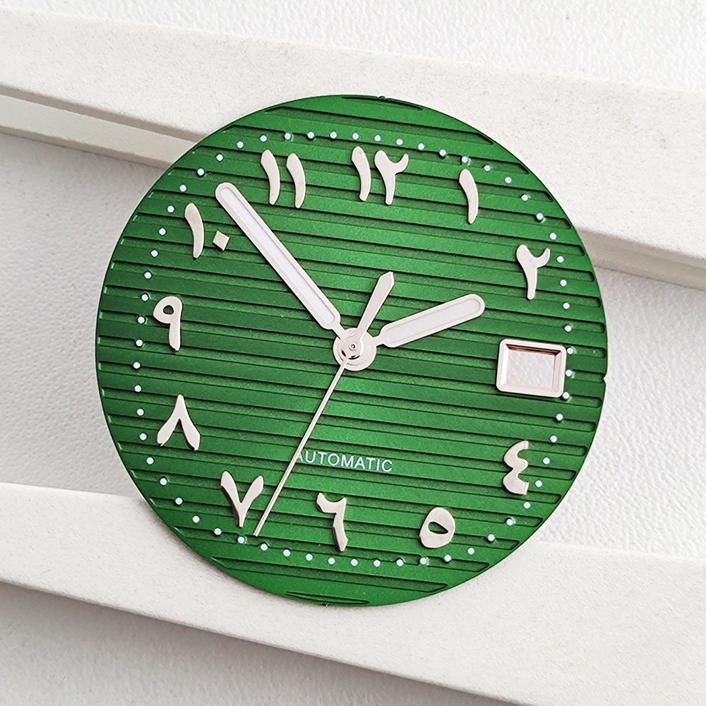 30.5 مللي متر S شعار أسود NH35 العربية نوتيلوس الهاتفي صالح NH35/NH36/4R/7S حركة لا مضيئة ساعة تعديل اكسسوارات أدوات إصلاح