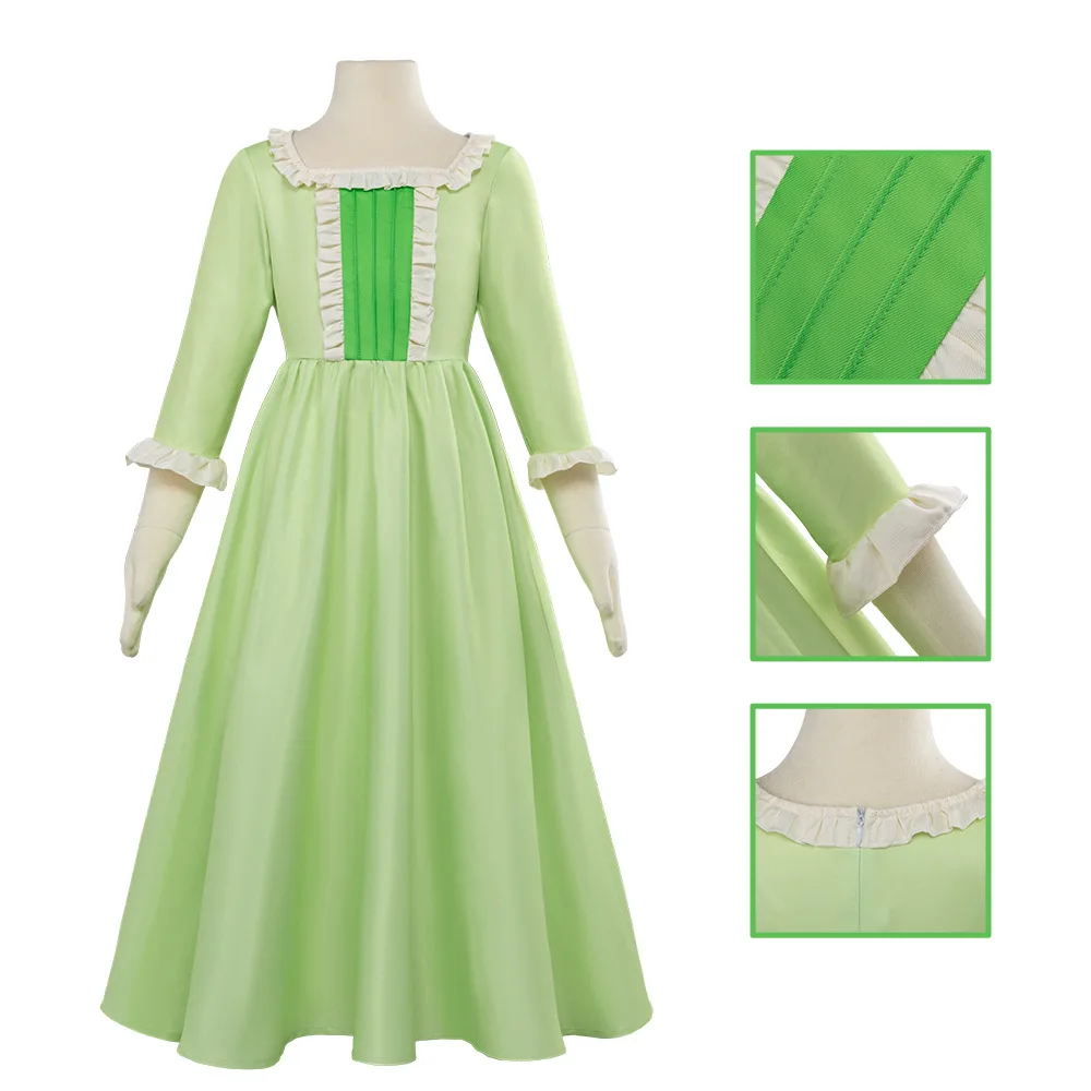 

Anime Princess Sofia European Retro Fuffy Dress Cosplay Costume Kids Stage Performance Outfit Halloween Role Play Fancy Dress
