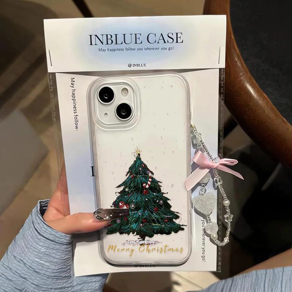 حافظة لهاتف آيفون 17 برو 16 15 14 13 برو ماكس اير 12 11 غطاء سيليكون شفاف مقاوم للصدمات فوندا