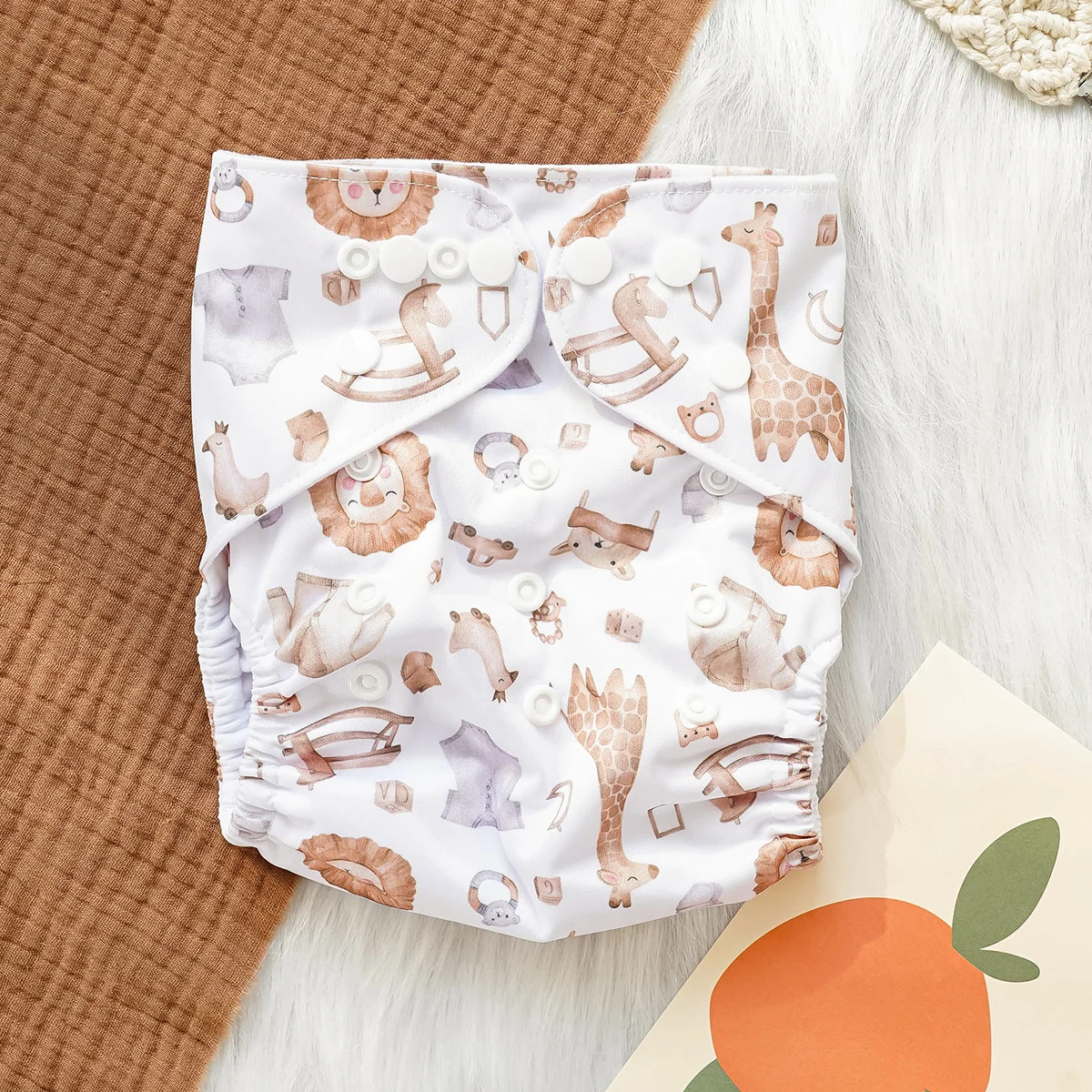 Waterproof Washable Baby Cloth Diaper Reusbable Dry Fast Suede Cloth Inner Cloth Diaper