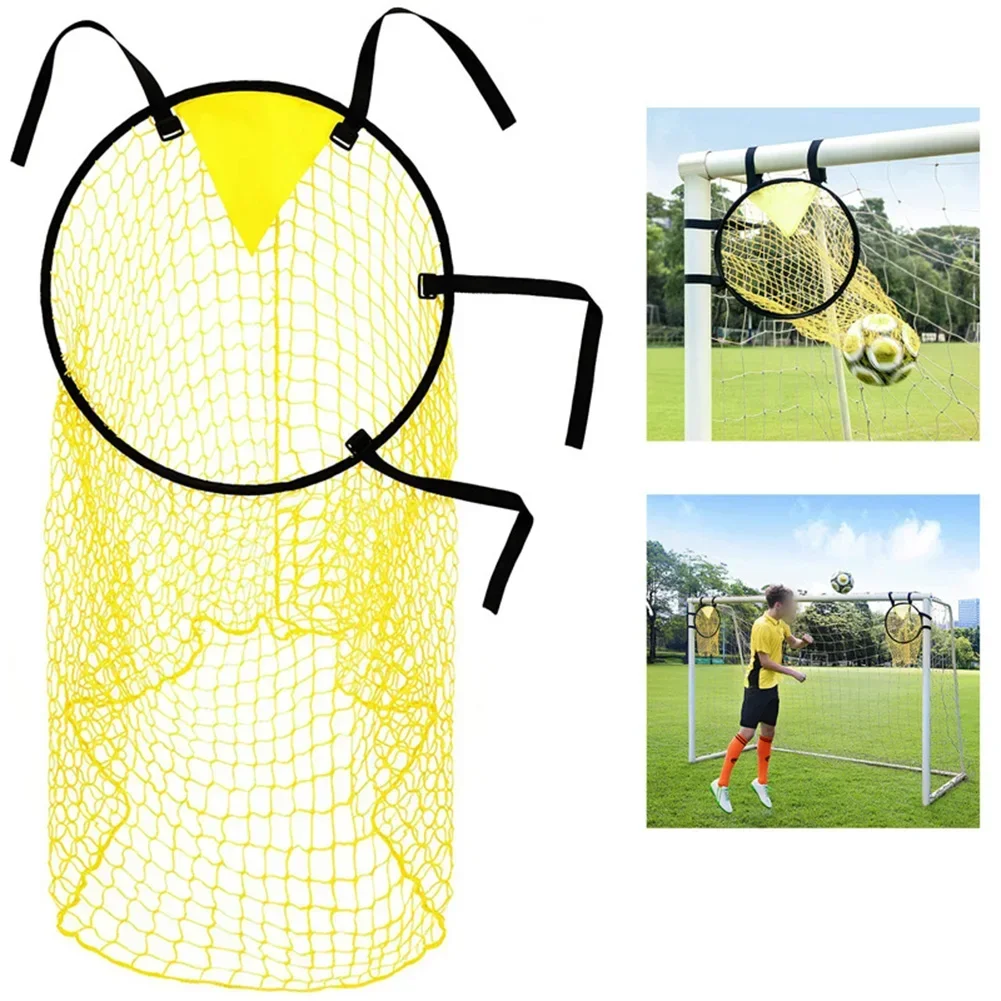 

Foldable Design Football Target Net Buckle Straps Accuracy Football Target Net Football Training Equipment Goal Net