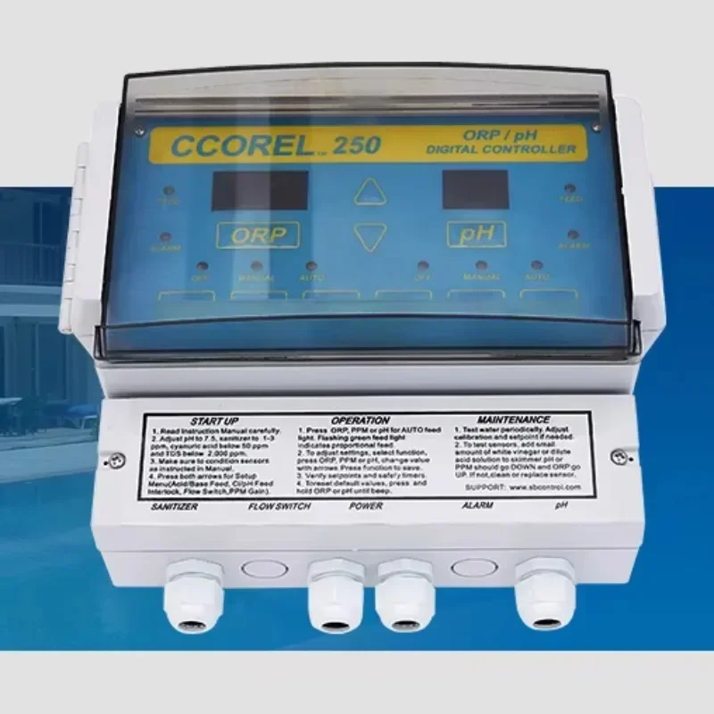 Pool Disinfection System Ph and Orh Water Controller