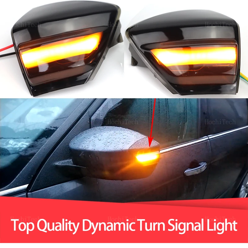 2x Dynamic Blinker LED Turn Signal Light Indicator Side Mirror Lamp For  Ford S-MAX CD340 Kuga C-Max Galaxy MK3 C S Max