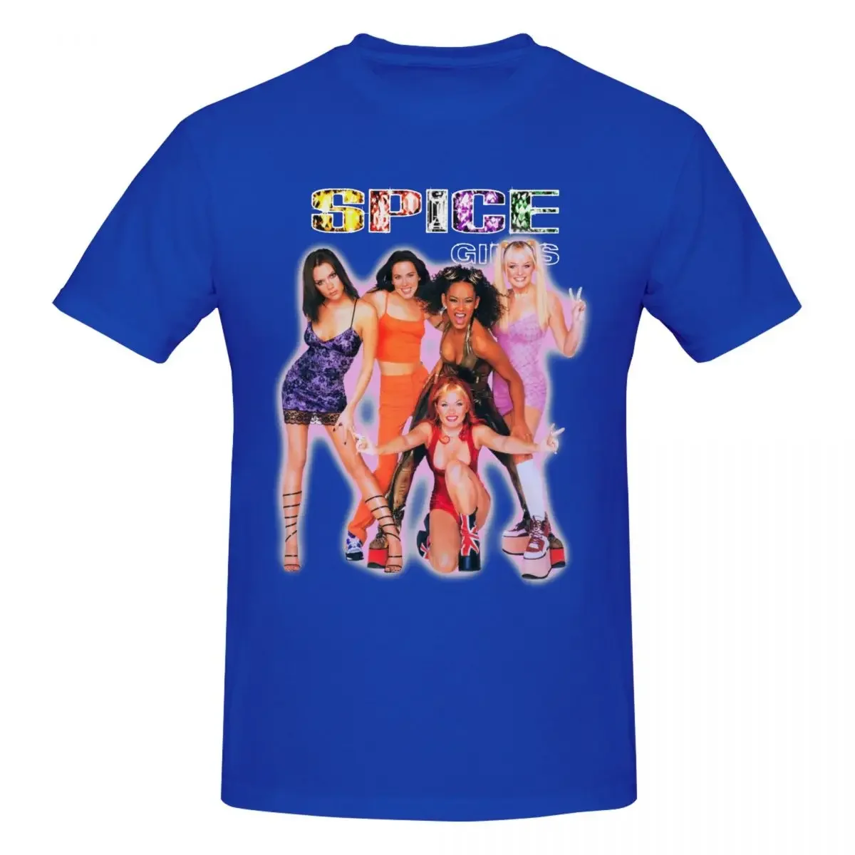 Unisex 90s Retro Pop Band Portrait Cotton T Shirt Vintage Music Group Short Sleeve Casual Tee for Men Women Y2k Top