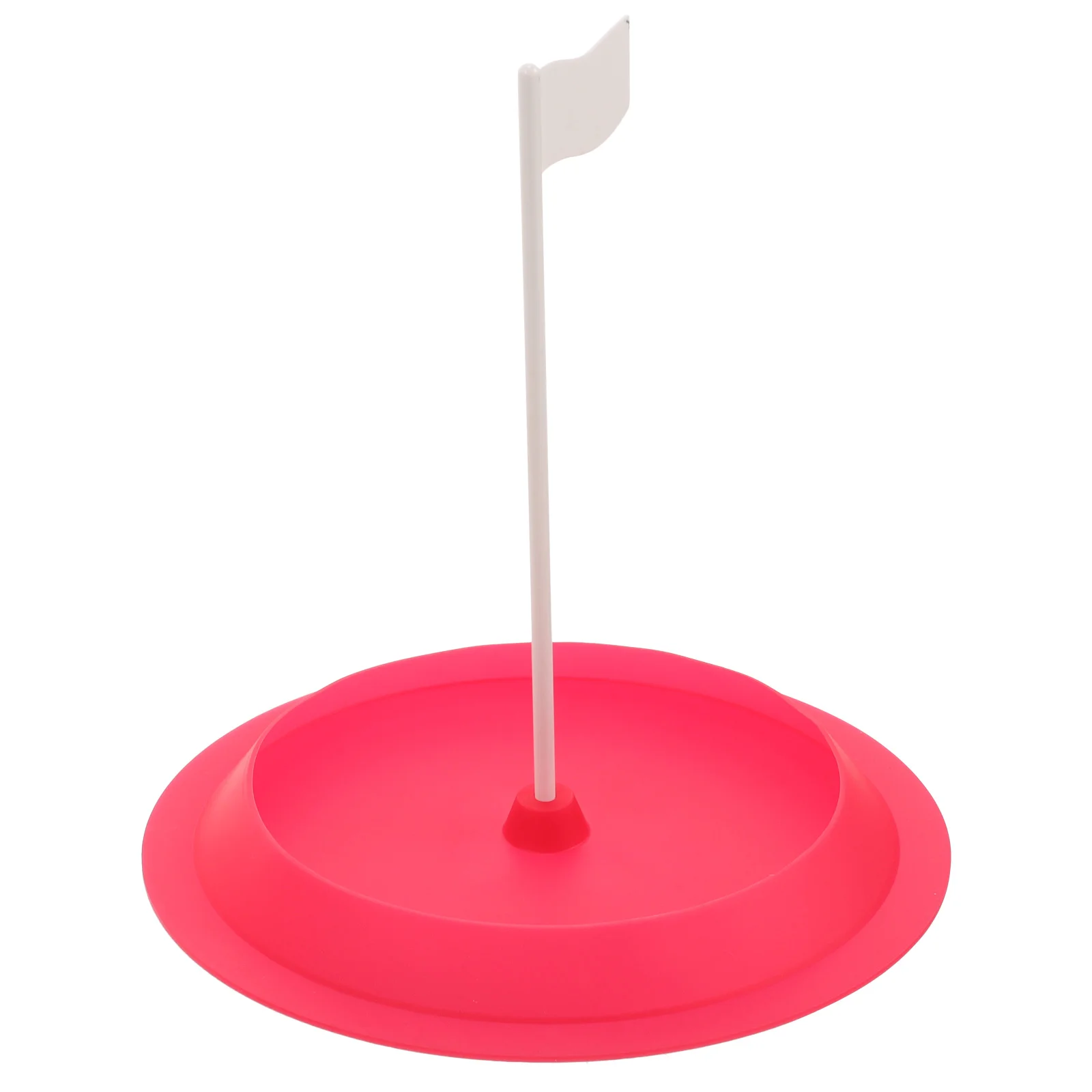 Golf Putting Disc Cup for Training Aid Hole Practice Accessories Push Rod Plate Regulation Rubber