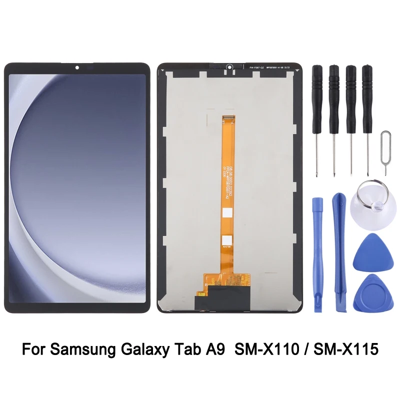 8.7-inch LCD Screen For Samsung Galaxy Tab A9 SM-X110 / SM-X115 Tablet Display and Digitizer Full Assembly Repair Spare Part
