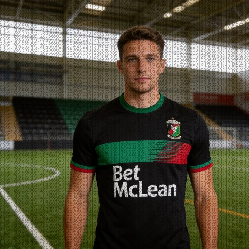 

2026 New Glentoran FC Home Football Jersey Northern Ireland Jersey Summer Sports Dry Quickly Men's T-Shirt Tee Y2k Parent-child