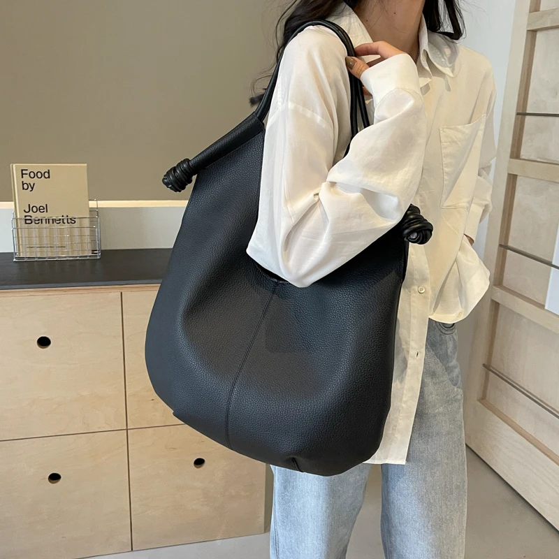 Pu High Quality Ladies Tote Bags Hasp Large Capacity Shoulder Bags for Women 2024 Fashion Bolsas Femininas