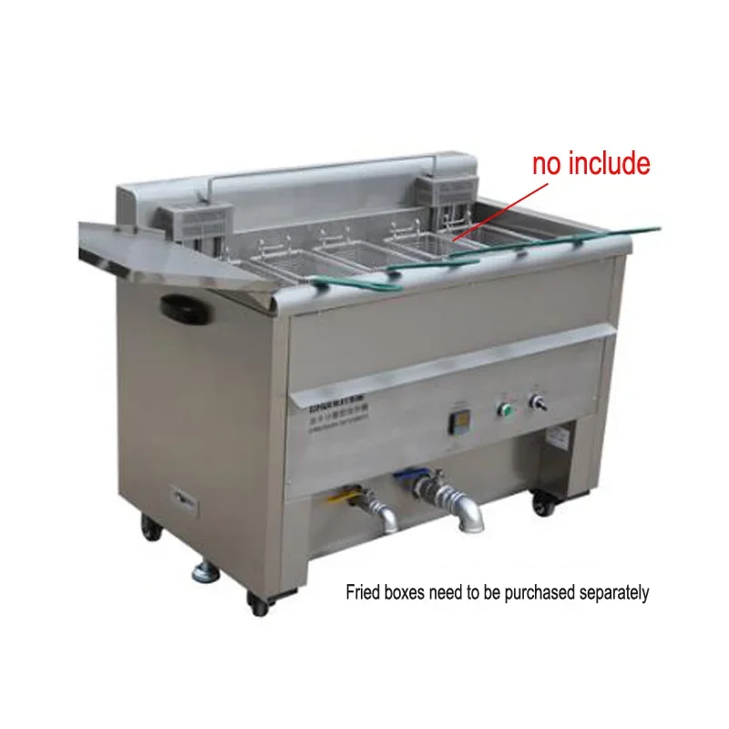 

Новые электрические фритюрницы, электрические фритюрницы с разделением масла и воды, жареные фритюрницы, электрическая сковорода для столовой, 220 В, 1 шт.