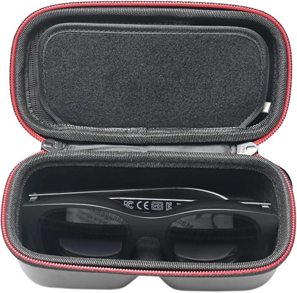 Carrying Case Compatible With XREAL Air/Air 2 AR Glasses, Portable Hard Shell Protective Travel Bag AR Glasses Carrying Case