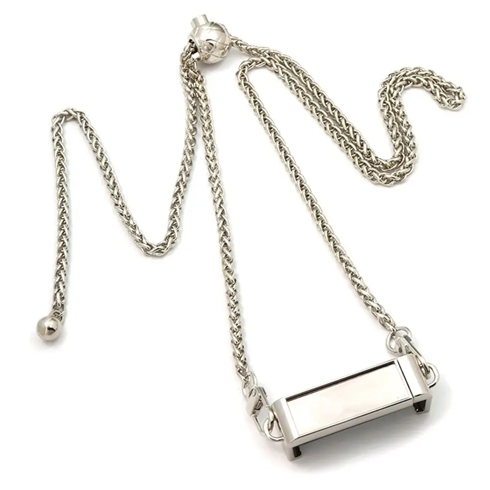 Universal Phone Lanyard Wavy Back Clip Adjustable Length Chain Bag Accessories Water Corrugated Metal Hanging Chain Collocation