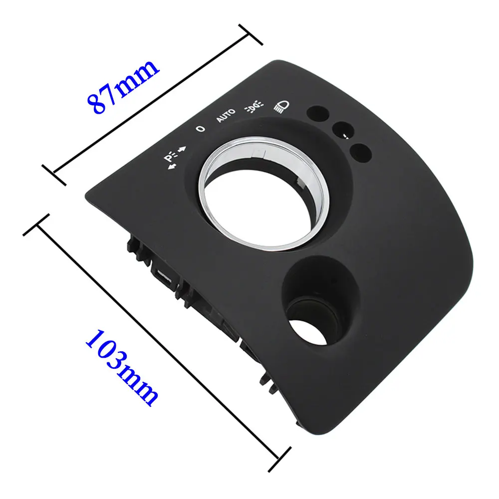 RHD Right Hand Driver Car Front Headlight Switch Cover Panel Replacement For Mercedes Benz W164 ML GL 300 350 450 500 2005-2011