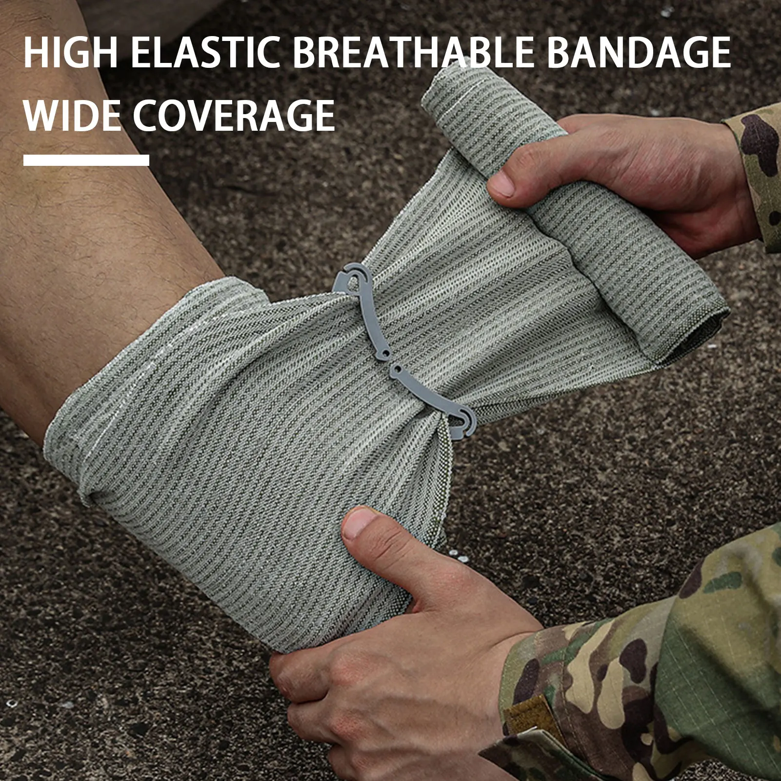 Emergency Hemostatic Bandages Israeli Bandage Injuries Trauma Solider Training Compression Stop Bleeding Bandage Isreal Bandage