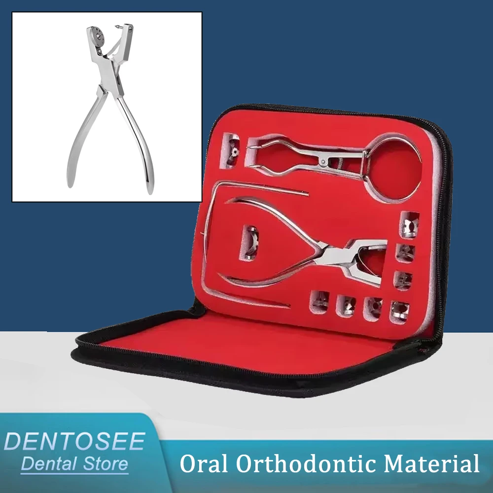 

Professional Dental Rubber Dam Punch Tool Stainless Steel Perforator for Dentist Endodontic