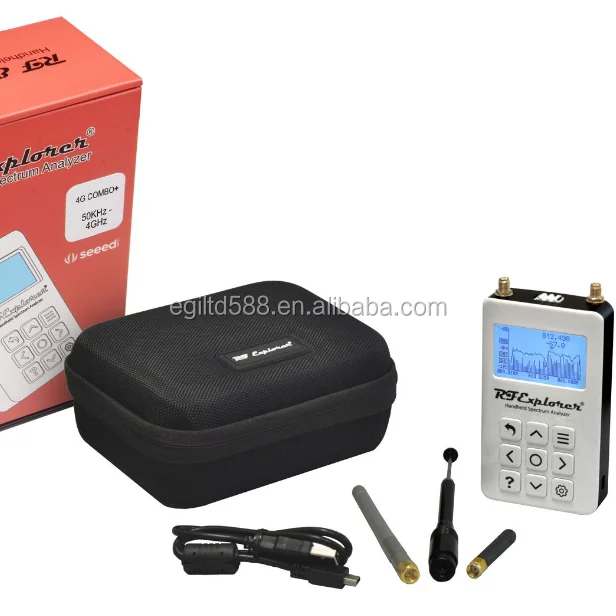 

Handheld Spectrum Analyzer Explorer 4G Combo Plus Spectrum Analyzer 50KHz to 4.0ghz 4G Signal Full Band