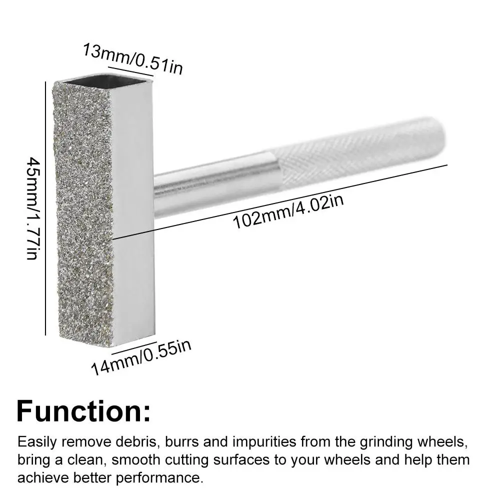 Diamond-coated Grinding Wheel Dresser Metal Sharpening Bench Grinder Dressing Tool Sanding Disc Thicken Abrasive Tools