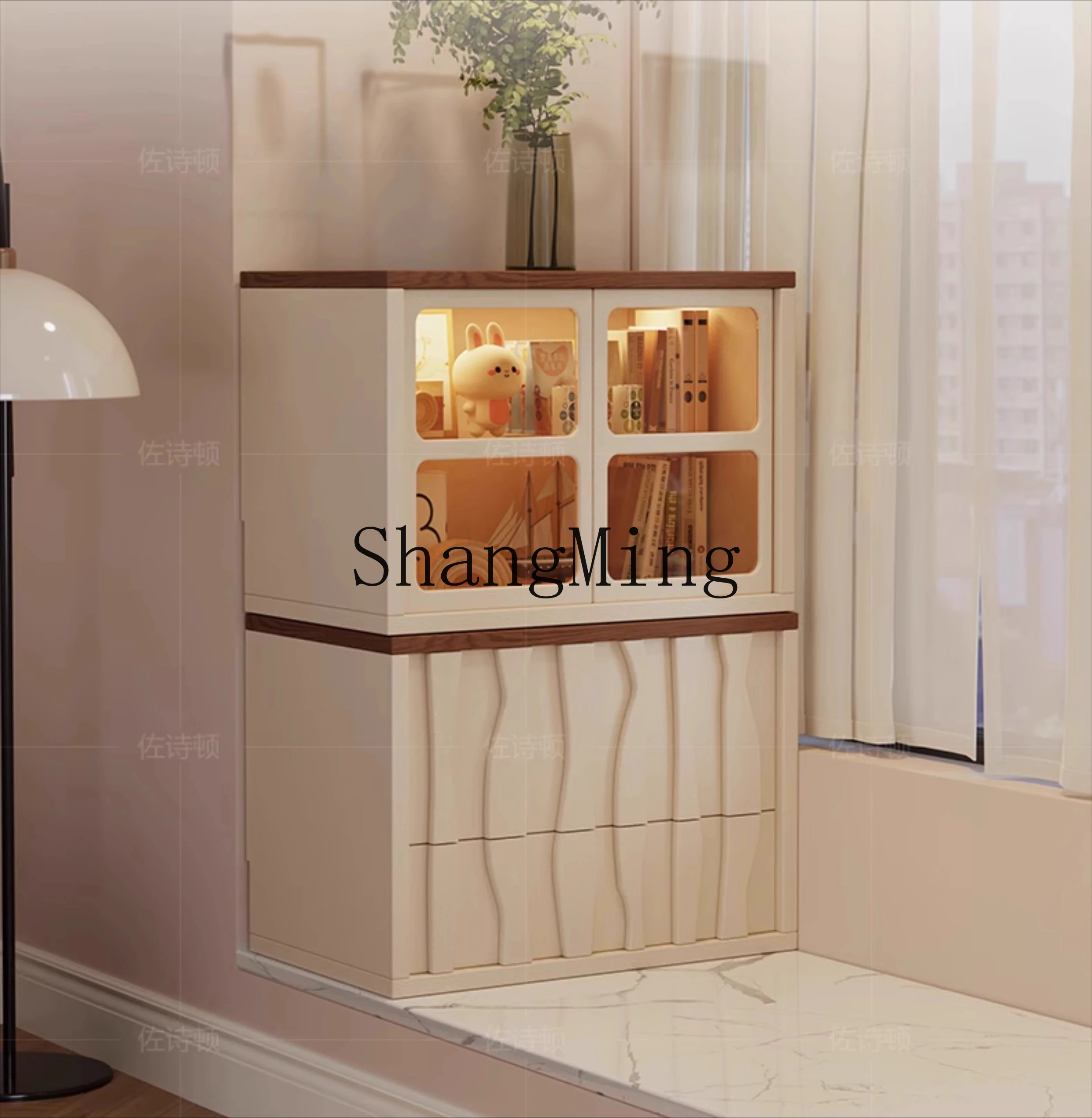 

HJ does not take up space, study locker integrated small apartment window sill combination small bay window storage cabinet