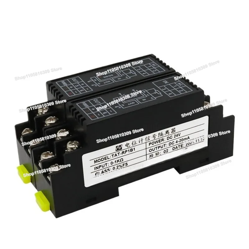 Potentiometer Signal Isolation Transmitter, Module Voltage Current 4-20mA Resistance Sliding Varistor To Analog