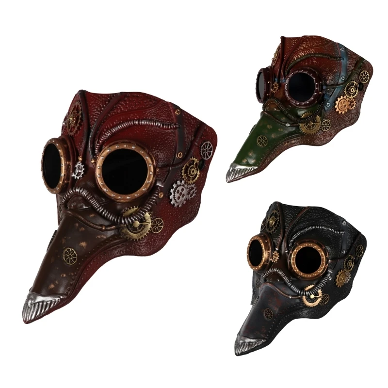 Halloween masker Steampunk dokter masker maskerade gotische Steampunk masker