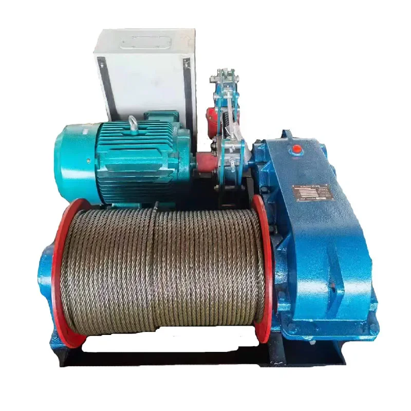 Jm Remote Control Machine Electric Winch Slow Speed 1 2 5 Ton 8 Ton With Electric Hydraulic Brake For Lifting Goods