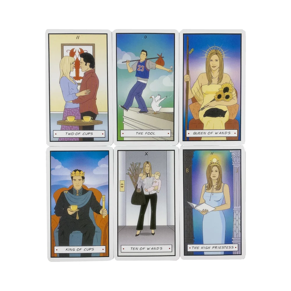 Friends Golden Girls Ghost The One World Tarot Cards Classic Divination Visions Oracle Board Games Deck