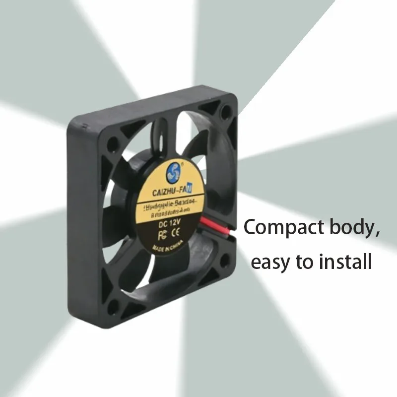 10PCS brand new DC 5010 5012 fan 5V1V24V 50 * 50 * 12MM series small equipment ventilation and cooling accessories