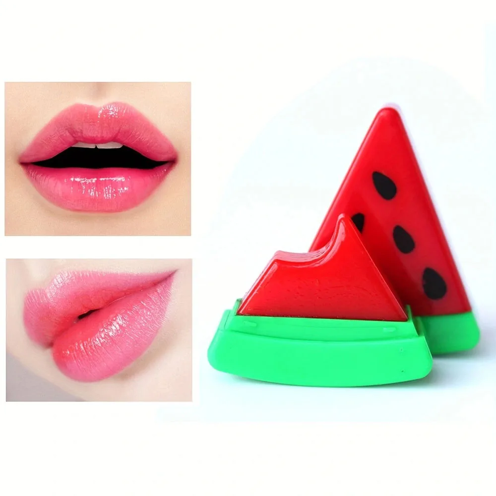 12Pcs Cute Watermelon Design Lipstick Hydrating Repair Moisturizing Lip Balm For Girls Women Lips Makeup Wholesale