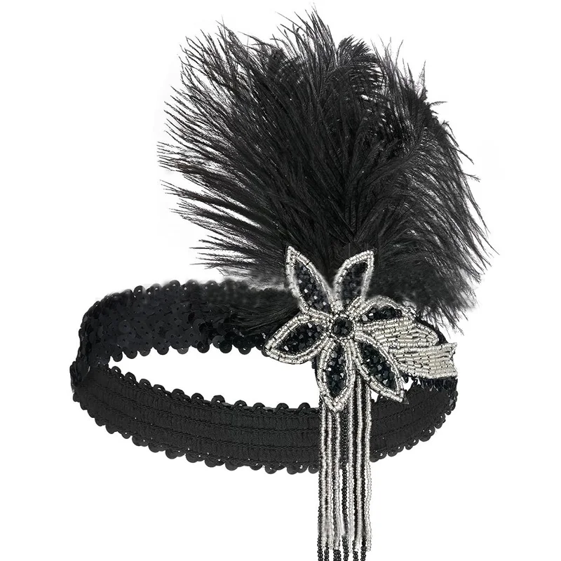 2 ชิ้น/คุณภาพสูงชีวิตประจําวันตกแต่งผม Feather Hair Headband คอสเพลย์ปาร์ตี้ฮาวายอุปกรณ์เสริมผม Camouflage