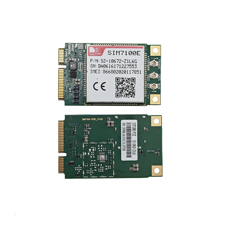 SIMCom SIM7100E 4G LTE Module Mini PCIe Modem FDD/TDD-LTE SIM7100 PIN to SIM5320, Not SIM7600E