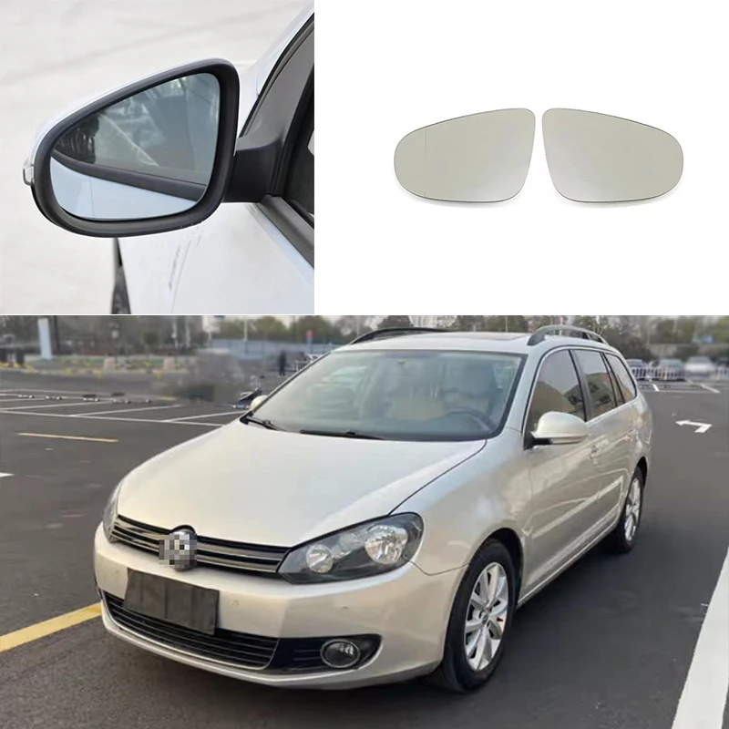 Auto accessories left and right rearview mirrors flank heated glass Volkswagen Volkswagen Golf 6 MK6 5K 2009-2011 Touran 2011-20